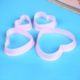 thumbnail image 3 of 4pcs Plastic Heart Pattern Cutting Dies Mold Set Cookie Moulds Set Cake Cutters Baking Tools, 3 of 8