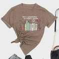 thumbnail image 2 of Teacher Shirts Women Wildflowers Book T Shirt Book Lover Tshirt Book Reading Shirt Teaching Life Short Sleeve Tee Tops, 2 of 4