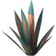 thumbnail image 1 of DIY Iron Garden Tequila Agave Plant Statue Sculpture Ornament for Outdoor Garden Home Patio Backyard Art Decor 27cm Blue Brown, 1 of 5