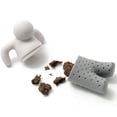 thumbnail image 1 of 2 uds divertido colador de té lindo compañero de vida tetera colador de té infusión tetera accesorios de té herramientas de cocina, 1 of 5