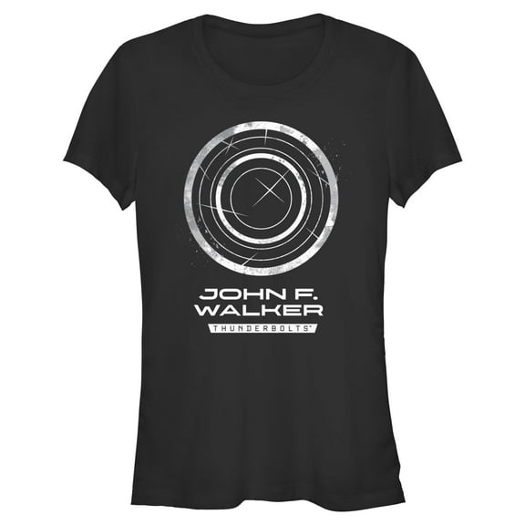 Juniors Marvel: Thunderbolts John Walker Logo T Shirt