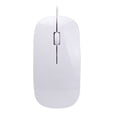 thumbnail image 1 of Maoww Mouse Wired Thin Matte Computer Mouses Computers Fitting Desktop Laptop Gift Networking Keyboards Table Working White, 1 of 9