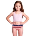 thumbnail image 4 of Girls Swimsuits Quick Dry Elastic Graphic Print Brief Underwear for Beach Bathing Suits for Girls Red 3 Years-4 Years, 4 of 4