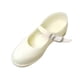 thumbnail image 5 of Zapatos de soldado femenino a escala 1:6, con correa en el tobillo, para uniformes casuales de moda. Blanco, 5 of 9