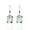 #5 White, variant on Women Colorful Crystal Dangle Drop Hook Earrings Party Wedding Jewelry-#1 Light Blue
