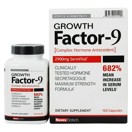 Novex Biotech - Growth Factor-9 Complex Hormone Antecedent - 120 (Best Growth Hormone For Muscle Mass)