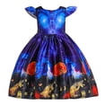 thumbnail image 1 of HAWEE Robe de Cosplay d'Halloween pour Filles Costume de Vampire Chauve-Souris Citrouille Costume de Jeu de Rôle, 1 of 5