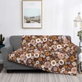 thumbnail image 2 of Disketp Sunflowers Flannel Blankets - Thick and Warm Blanket for Winter, Soft Fuzzy Plush King Blanket for All Seasons50"x40", 2 of 6