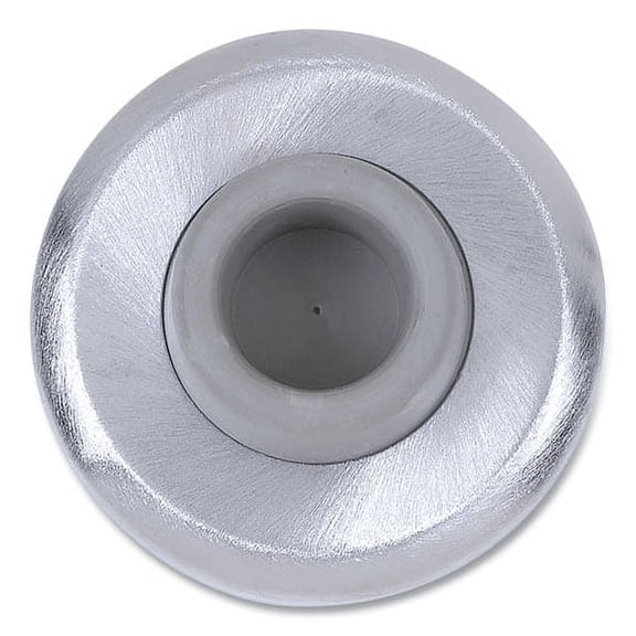 Concave Wall Bumper, 5 X 2 X 6, Satin Chrome | Bundle of 2 Each