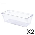 thumbnail image 1 of Estuche de almacenamiento,Bandeja organizadora de cajones transparente Caja de almacenamiento de cosméticos,Organizador divisor versátil Almacenamiento en cajones de escritorio,Contenedor de, 1 of 8