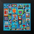 thumbnail image 2 of Safronow, Wlad 12x12 Black Modern Framed Museum Art Print Titled - Holiday, 2 of 5