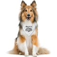 thumbnail image 2 of Soon to Be Big Brother Dog Bandana, Dog Bandana, White Pet Dog Scarf Accessories, Pet Dog Pregnancy Announcement Triangle Scarf, Funny Cute Dog Bandana, Dog Bandana for Dogs (C45), 2 of 4