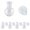 C 4Pcs, variant on HOARBOEG 4Pcs Clear Vase Transparent Wall Flower Vases with Cup, Hanging Planter Clear Plastic Bottle for Flowers, s & LED Lights, Shatterproof Leak Proof Home Aqua Decor