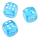 thumbnail image 4 of 100 piezas de dados D6 de seis caras mm, troquel translúcido redondeado estándar de Azul Yotijar D6 Dice Board Game, 4 of 10