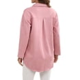 thumbnail image 3 of Weekend Big Promotion! ChaoHeng Womens Plus Size Jackets Clearance Oversized,Fashion Women Woolen Coat Girl Mid Length Style Woolen Coat Woolen Coat(Pink,XXL), 3 of 3