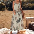 thumbnail image 3 of Chicken Pattern Sleeveless Dress Loose Women's Dress Dresses Luxury Evening Dresses, 3 of 9