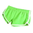 thumbnail image 3 of Pantalones cortos deportivos cómodos para mujer, playa, yoga, gimnasio, atléticos, mini pantalones calientes, Loungewear Verde, 3 of 7
