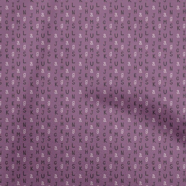 oneOone Viscose Chiffon Wine Fabric Alphabet Sewing Craft Projects Fabric Prints By Yard 42 Inch Wide