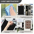 thumbnail image 7 of XYZCANDO Navajo RV Door Window Shade Southwest RV Black Out Window Covers Foldable Camper Accessories RV Door Shade with Hook and Loop RV Window Shade Thin Shade RV Door Window Brown, 7 of 7