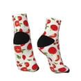 thumbnail image 4 of Bingfone Fresh Red Tomato Design Patterned Men'S Women'S Casual Cotton Socks, 4 of 9