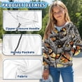 thumbnail image 6 of chaqlin Camo Hunting Zip up Hoodies for Boys Girls 8-10 Full-Zip Hooded Jacket Casual Long Sleeve Hoodie Sweatshirt Lightweight Loose Fit Sport Coat Kids Pullover Top with Pocket, 6 of 7