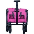thumbnail image 3 of YIYADO Expandable Double Decker Utility Van with 100% Extra Space - 225 lb Grocery Truck for Camping, Shopping, Sports, Gardening, Fishing, Pink, 3 of 6