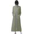 thumbnail image 2 of ZenCart Sunscreen Clothing with Lens Hooded Long Sleeve Summer Full Coverage Coat with Thumb Holes Solid Color Sun Protection Coat, 2 of 8