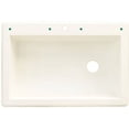 thumbnail image 3 of Transolid 33" x 22" Top Mount Radius Granite Kitchen Sink, Available in Various Colors, 3 of 4