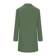 thumbnail image 5 of PiGOGI Mens Coats Winter Men Fashion Long Sleeve Leisure Outerwear Long Coat Jackets Tops Casual Outwear Green, 5 of 8