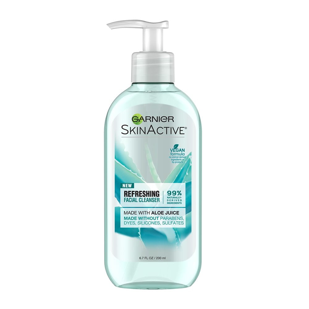 Garnier SkinActive Face Wash with Aloe Juice, For Dry Skin, 6.7 fl. oz