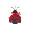 thumbnail image 1 of IH Casa Decor Wooden Ladybug Figurine Wall Hanger, 1 of 3
