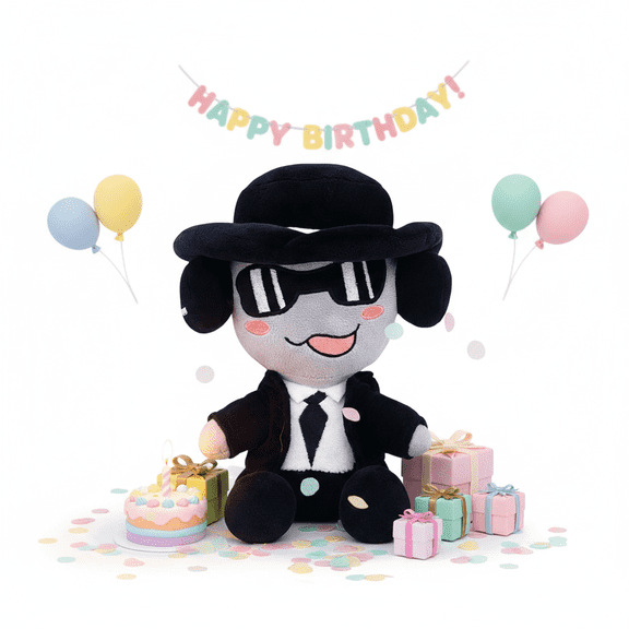 Val0rant Is-o Figure Plush, Chance forsaken Plush Soft 10" Desktop Mascot, Cool Game Merch for Office & Bedroom Decor, Stress-Relief Squeezable Toy