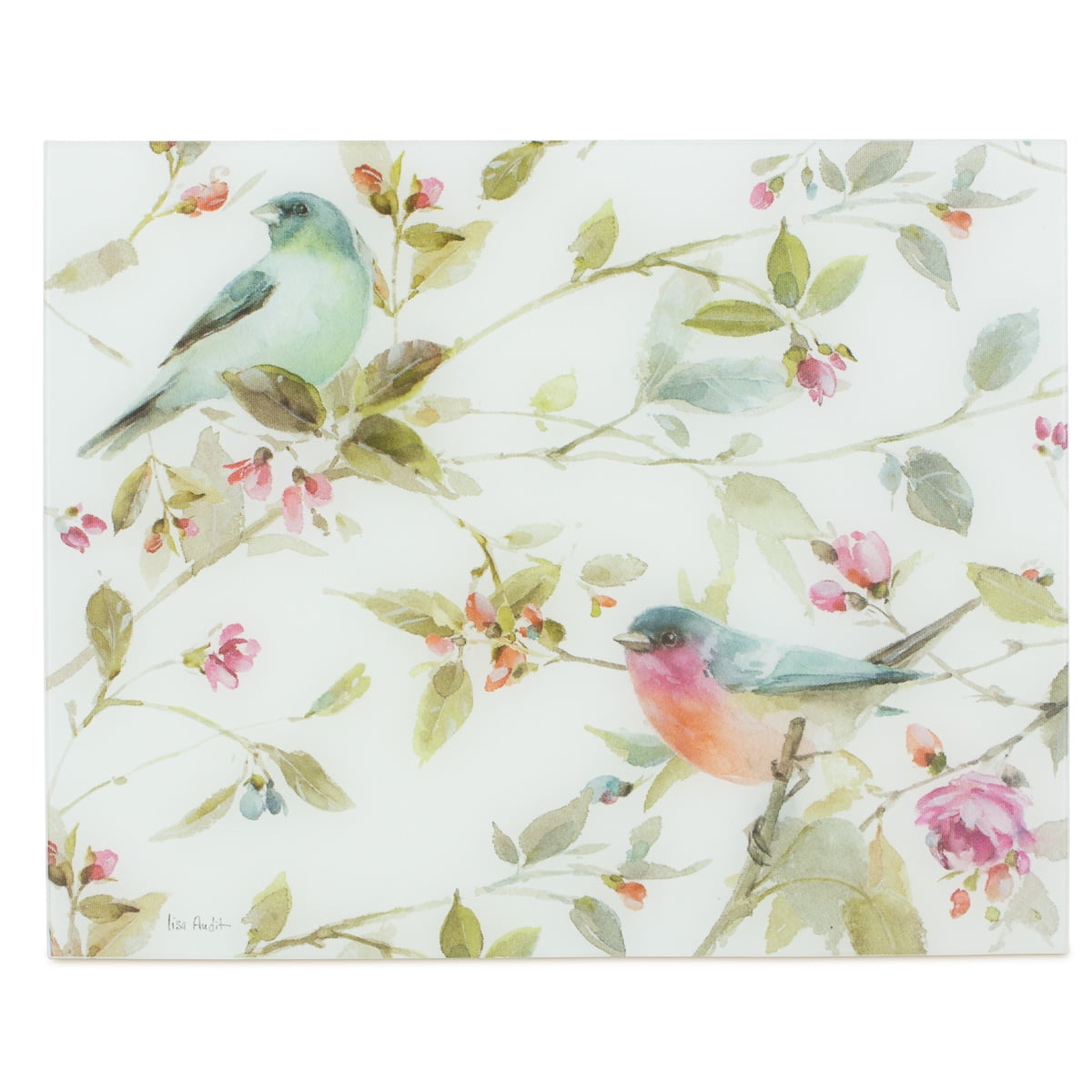 CounterArt Glass Cutting Board 12x15 Decorative for Kitchen Farmhouse