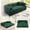 Deep Green, variant on VFD Compression Sofa - 3 Seats Convertible Floor Sofa Bed - with Pillow Back Support Armrest - Comfy Foldable Sofa Bed Compressed Sofa in Box - Corduroy Fabric - for Living Room Bedroom