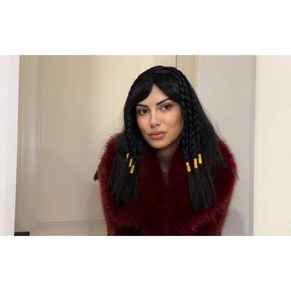 Queen Cleopatra Womens Wig | Black Historical Wigs | Premium Breathable Capless Cap