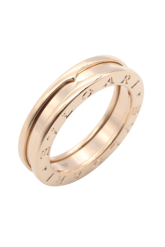 Pre-Owned BVLGARI B-zero1 Ring, 1-band ring, 18KPG (pink gold), men's and women's, gold tone,...