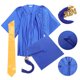 thumbnail image 5 of BRIGHTFUFU 1 juego de toga de graduación con borlas y banda para graduación 2024, traje de graduación para niños, talla 33, 5 of 7