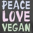 thumbnail image 3 of CafePress - Peace Love Vegan Men's Comfort Colors® T Shirt - Mens Comfort Colors Shirt, 3 of 5