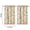 thumbnail image 4 of Fall Kitchen Curtains 39 Inch Short - 32Panel Set, Autumn Harvest Print, Rod Pocket Window Treatment for Thanksgiving, Farmhouse, Cafe, Living Room - Machine Washable, 4 of 4