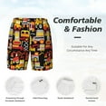 thumbnail image 5 of Gaeub Cars Mens Swim Trunks Stretch Beach Shorts Quick Dry for Men Swim Shorts Swimwear with Pockets- Medium, 5 of 9