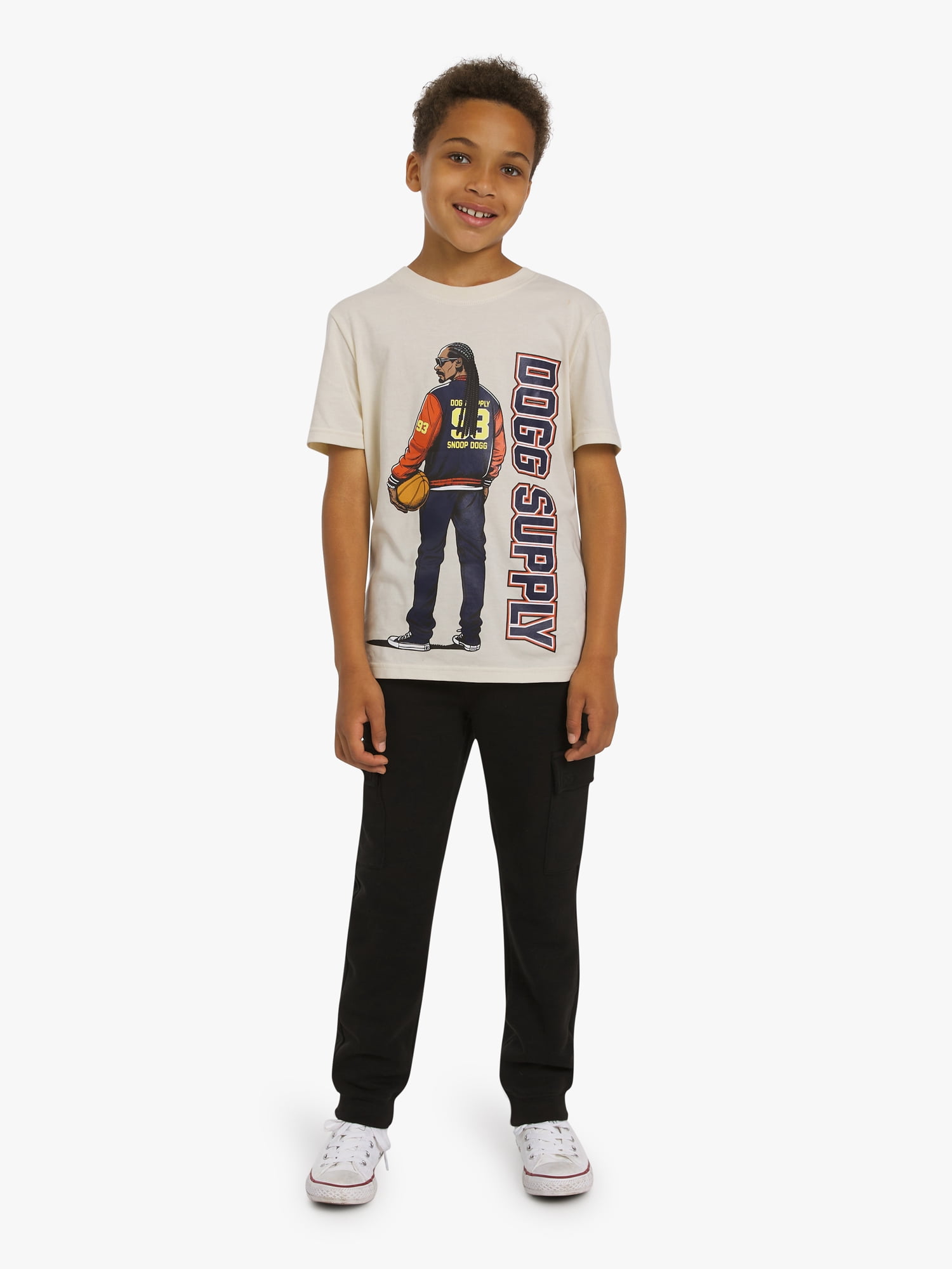 Dogg Supply by Snoop Dogg Boys Basketball Team Short Sleeve Tee, Sizes 4-18