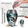 thumbnail image 2 of KARYLIZ Train Urn For Ashes Adult Male | Steam Train Over Canyon Forest Green Urn for Female | Mini Handcrafted Funeral Keepsake Memorial | Funeral Decorative Cremation Urn for Women and Men 3 Inch, 2 of 2