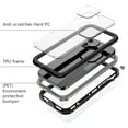 thumbnail image 4 of SOATUTO For iPhone 12 Waterproof Case,iPhone 12 Pro Waterproof Case Built-in Screen Protector IP68 Underwater Sealed Full Body Shockproof Case Cover for Apple iPhone 12 / iPhone 12 Pro 6.1 (Black), 4 of 7