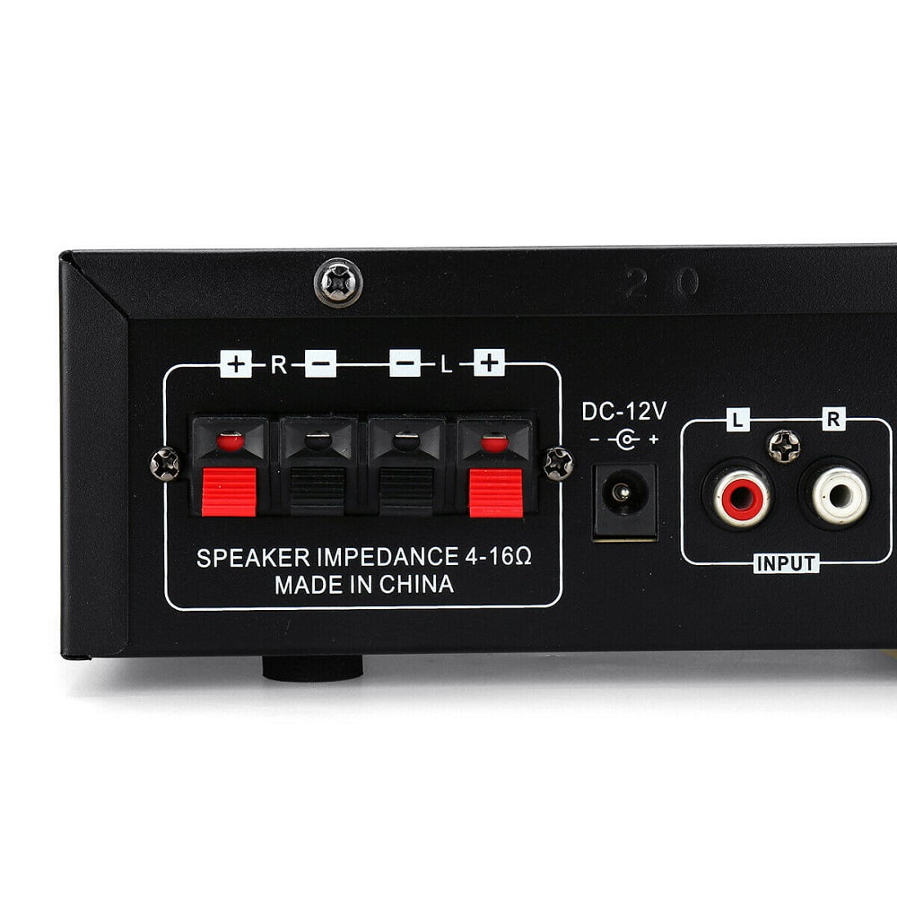 600W HIFI Bluetooth Power Amplifier Car/Home Theater Digital Power Audio Amplificador For Speaker Treble Bass Control FM USB