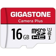 Gigastone 16GB Camera Plus MicroSDHC memory Card 85MB/s, Full HD Video, U1 Class 10 compatible with Nintendo Switch Dash Cams GoPro Camera Samsung Canon Nikon Drone