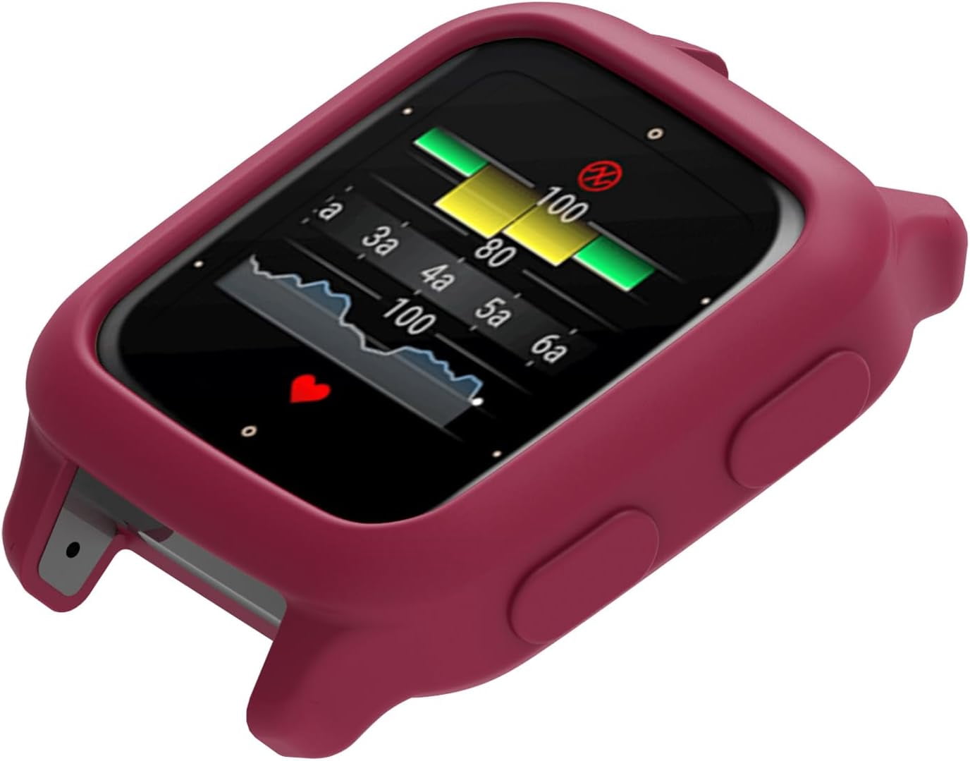 CRKMGS-Compatible with Garmin Venu Sq 2/Venu Sq 2 Music Smartwatch Band Silicone with Watch Case Cover