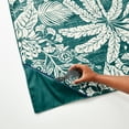 thumbnail image 2 of Better Homes & Gardens Green Palm Quick Dry Travel Beach Towel, 38" x 72", 2 of 7