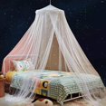 thumbnail image 2 of 1 Set Glow-in-the-dark Polyester Stars Princess Dome Bed Canopy_Special Gift, 2 of 5