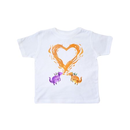 

Inktastic Fire Heart Dragons Gift Toddler Boy or Toddler Girl T-Shirt