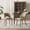 Coffee, variant on AFO Modern Velvet Dining Chair with Solid Wood Legs, Side Chair for Dining Room, Cafe and Kitchen, Set of 2, Coffee